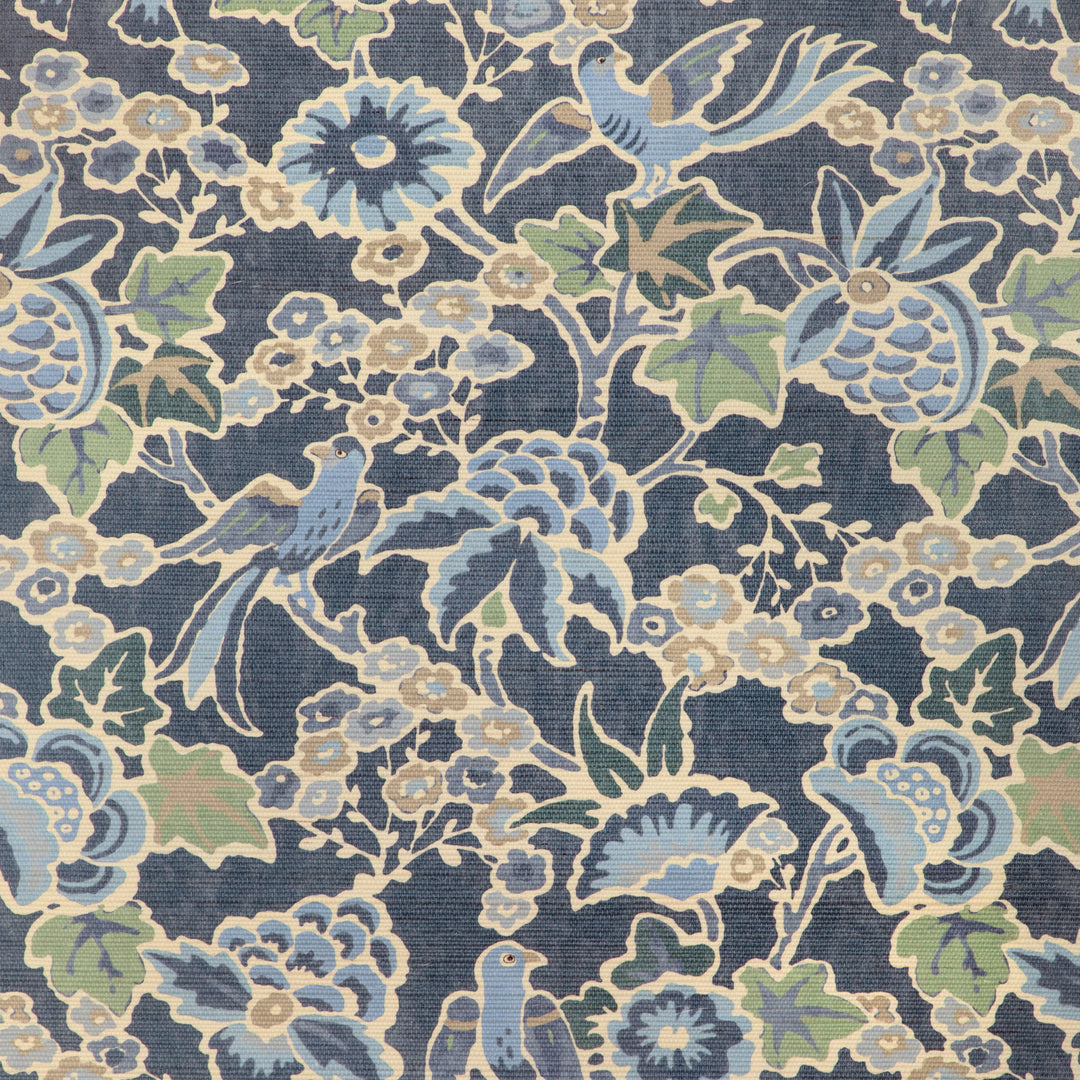 Posy Paper - Denim/Slate P2023127.523.0 by Lee Jofa Designer Wallcovering