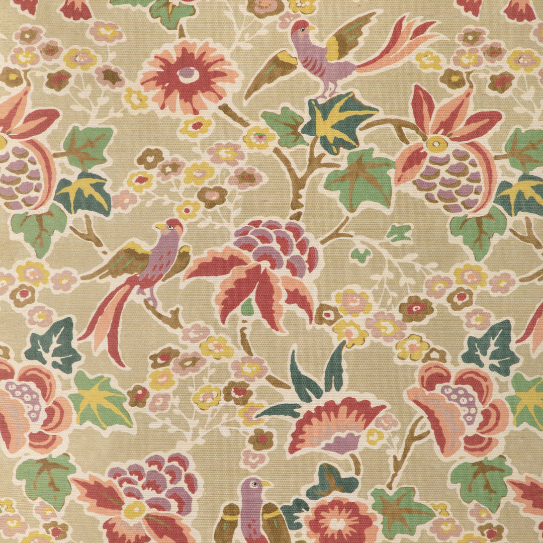 Posy Paper - Berry/Leaf P2023127.73.0 by Lee Jofa Designer Wallcovering