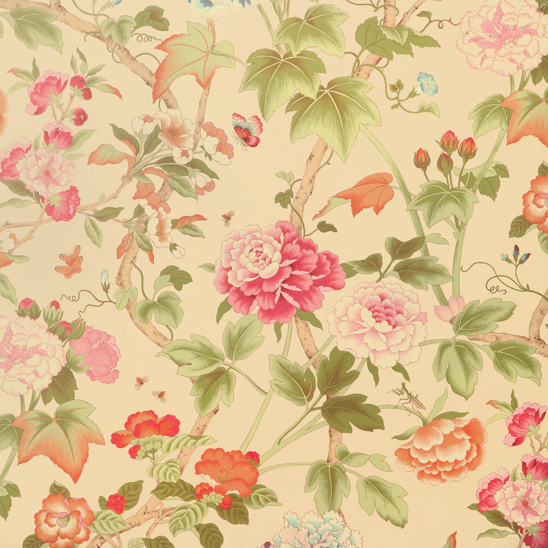 Gardenia Paper - Spring P2023128.73.0 by Lee Jofa Designer Wallcovering
