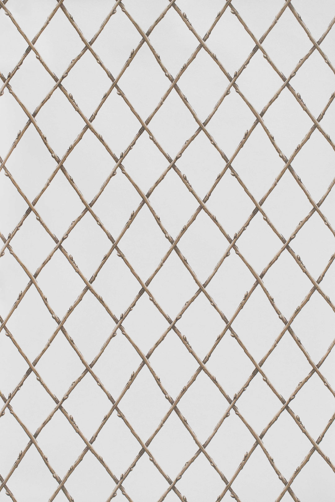 Bare Twig Trellis Wp - Brown P2025106.1116.0 by Lee Jofa Designer Wallcovering