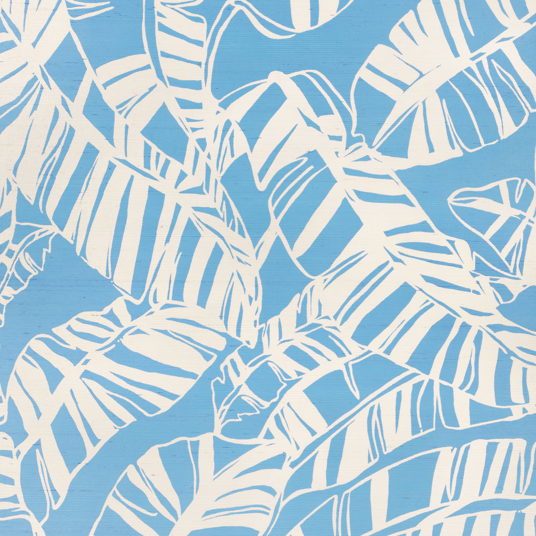 Just Bananas Gc - Blue P2025112.15.0 by Lee Jofa Designer Wallcovering