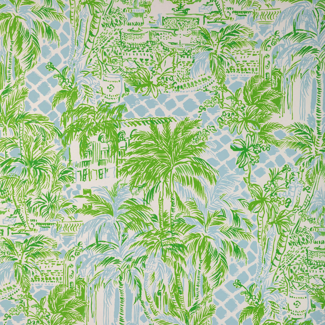 Palm Beach Wp - Blue/Green P2025113.153.0 by Lee Jofa Designer Wallcovering