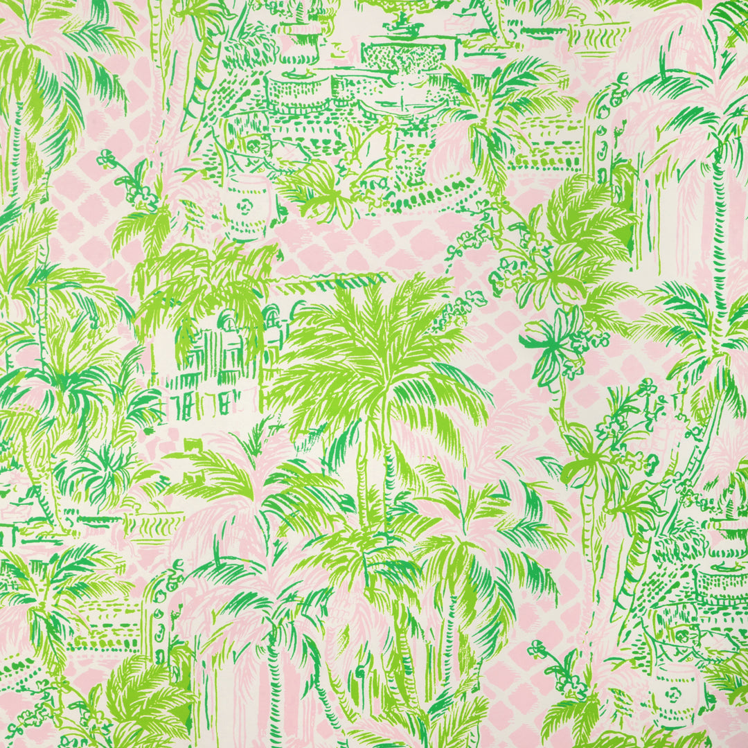 Palm Beach Wp - Pink/Green P2025113.73.0 by Lee Jofa Designer Wallcovering