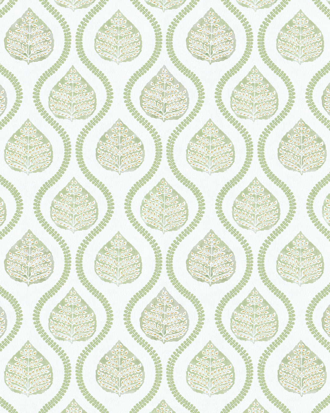Elsie Paper - Leaf P2026102A.316.0 by Lee Jofa Designer Wallcovering