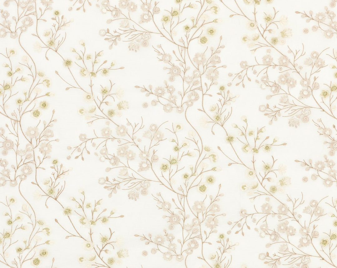 Lilette Sheer Ivory P498630002 by Old World Weavers Designer Fabric