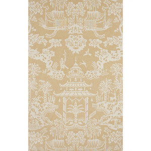 Lhasa Paper Tan by Brunschwig & Fils Designer Wallcovering