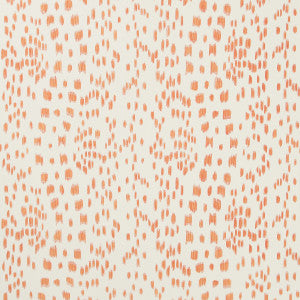 Les Touches Tangerine by Brunschwig & Fils Designer Wallcovering