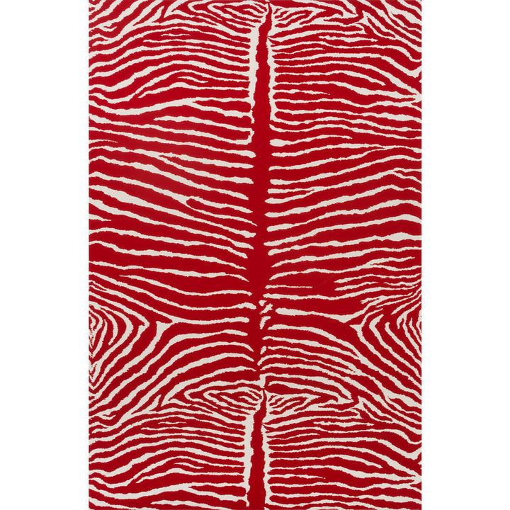 Le Zebre Red by Brunschwig & Fils Wallcovering Brunschwig & Fils Wallcovering Le Zebre RedWallcovering VOLUME 56 PAPER - 100% United States </p><p>Repeat: H: 24, V: 27 24 - Fabric Carolina -