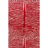 Le Zebre Red by Brunschwig & Fils Designer Wallcovering