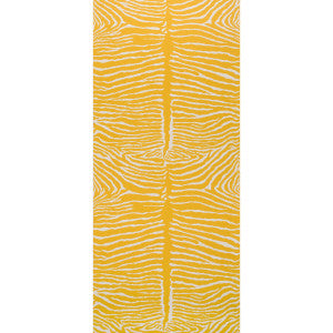 Le Zebre Saffron by Brunschwig & Fils Designer Wallcovering