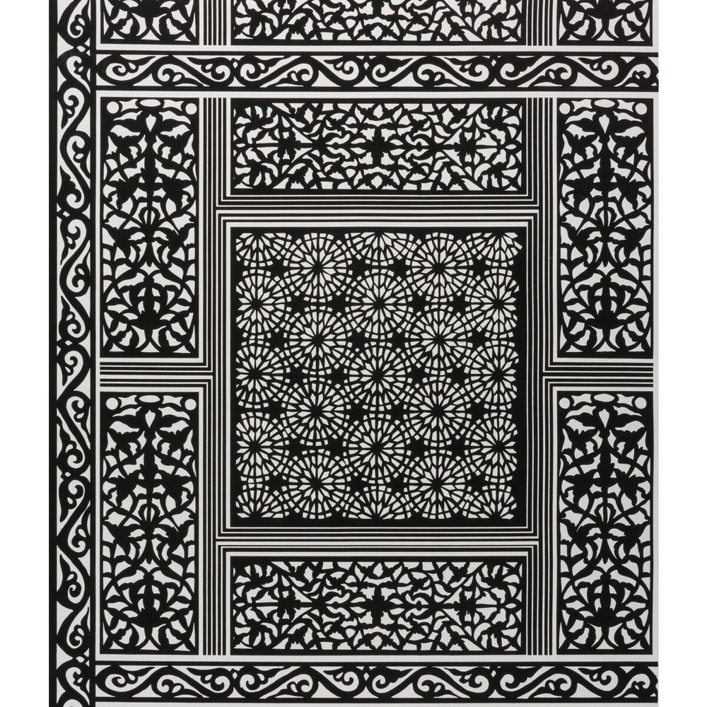 Bombay Ebony by Brunschwig & Fils Wallcovering Brunschwig & Fils Wallcovering Bombay EbonyWallcovering VOLUME 56 PAPER - 100% United States </p><p>Repeat: H: 27, V: 28 27 - Fabric Carolina -