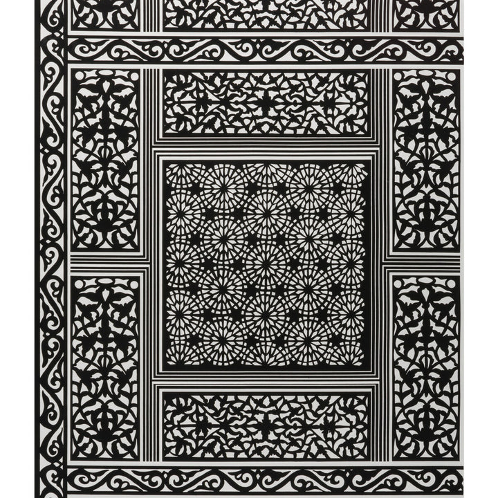 Bombay Ebony by Brunschwig & Fils Wallcovering Brunschwig & Fils Wallcovering Bombay EbonyWallcovering VOLUME 56 PAPER - 100% United States </p><p>Repeat: H: 27, V: 28 27 - Fabric Carolina -