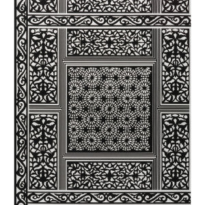 Bombay Ebony by Brunschwig & Fils Designer Wallcovering
