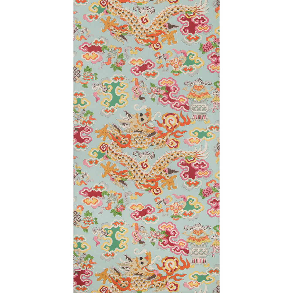 Ming Dragon Aqua by Brunschwig & Fils Wallcovering Brunschwig & Fils Wallcovering Ming Dragon AquaWallcovering SUMMER PALACE WALLPAPERS CELLULOSE - 45%;BINDER - 20%;MINERAL FILLERS - 20%;POLYESTER - 15% United Kingdom </p><p>Repeat: H: 27.5, V: 27.2 27.5 - Fabric Carolina -