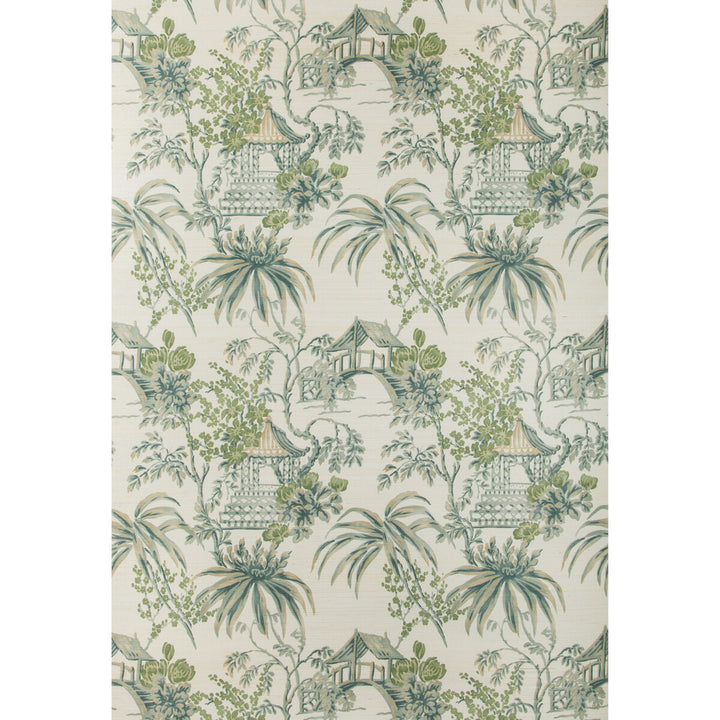 Tongli Lagoon by Brunschwig & Fils Wallcovering Brunschwig & Fils Wallcovering Tongli LagoonWallcovering SUMMER PALACE WALLPAPERS SISAL - 100% United Kingdom </p><p>Repeat: H: 16.73, V: 20.79 33.5 - Fabric Carolina -