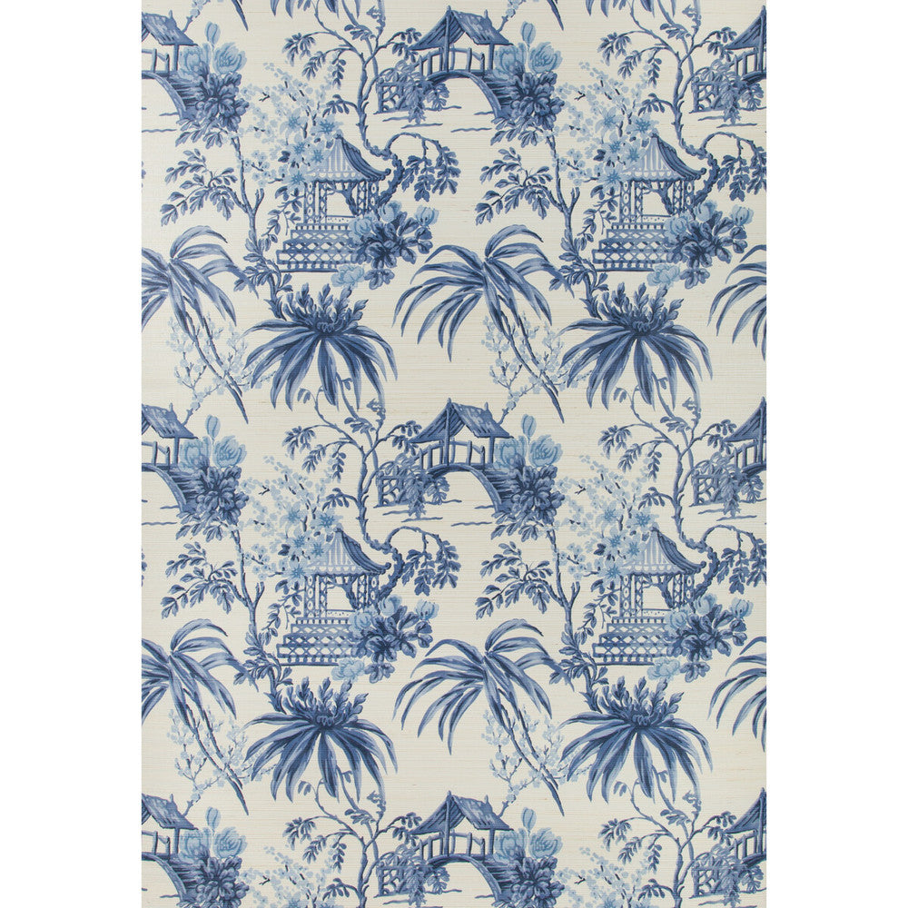 Tongli Porcelain by Brunschwig & Fils Wallcovering Brunschwig & Fils Wallcovering Tongli PorcelainWallcovering SUMMER PALACE WALLPAPERS SISAL - 100% United Kingdom </p><p>Repeat: H: 16.73, V: 20.79 33.5 - Fabric Carolina -