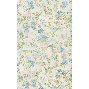 Jardin Fleuri Delft by Brunschwig & Fils Designer Wallcovering