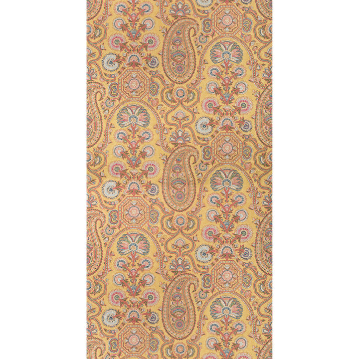 Saraya Saffron by Brunschwig & Fils Wallcovering Brunschwig & Fils Wallcovering Saraya SaffronWallcovering GRAND BAZAAR WALLPAPERS WOOD PULP - 45%;BINDER - 20%;MINERAL FILLERS - 20%;POLYESTER - 15% United Kingdom </p><p>Repeat: H: 18, V: 24.88 35.98 - Fabric Carolina -