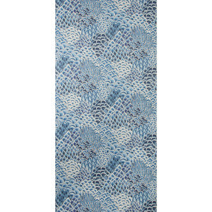 Katibi Blue by Brunschwig & Fils Designer Wallcovering