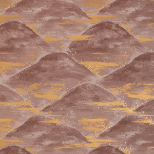 La Brume Terracotta by Brunschwig & Fils Designer Wallcovering