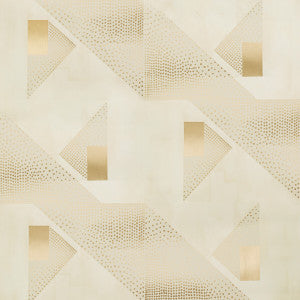Le Tonnerre Beige by Brunschwig & Fils Designer Wallcovering