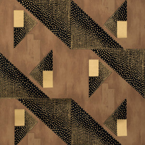 Le Tonnerre Gold by Brunschwig & Fils Designer Wallcovering