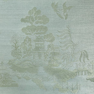 La Pagode Mist by Brunschwig & Fils Designer Wallcovering