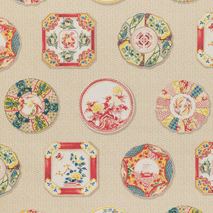 Bonchamp Red by Brunschwig & Fils Designer Wallcovering