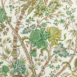 Luberon Green/Leaf by Brunschwig & Fils Designer Wallcovering
