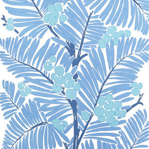 Palmar Blue P8022108.5.0 By Brunschwig & Fils Designer Wallcovering