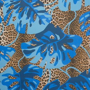 Mambo Blue P8022110.650.0 By Brunschwig & Fils Designer Wallcovering