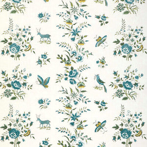 Aurel Aqua/Leaf P8023103.194.0 By Brunschwig & Fils Designer Wallcovering