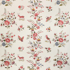 Aurel Red/Green P8023103.319.0 By Brunschwig & Fils Designer Wallcovering