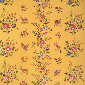 Aurel Gold/Red P8023103.940.0 By Brunschwig & Fils Designer Wallcovering