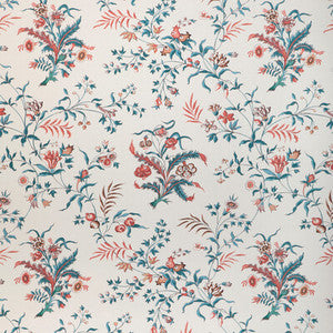 Chancay Teal/Rose P8023105.517.0 By Brunschwig & Fils Designer Wallcovering