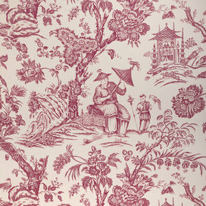 Marcel Aubergine P8023106.10.0 By Brunschwig & Fils Designer Wallcovering