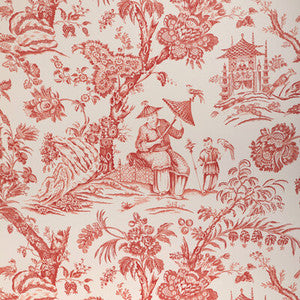 Marcel Red P8023106.19.0 By Brunschwig & Fils Designer Wallcovering