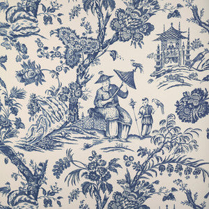 Marcel Navy P8023106.50.0 By Brunschwig & Fils Designer Wallcovering