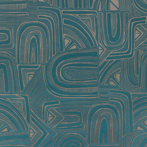 Timbre Teal P8023113.13.0 By Brunschwig & Fils Designer Wallcovering