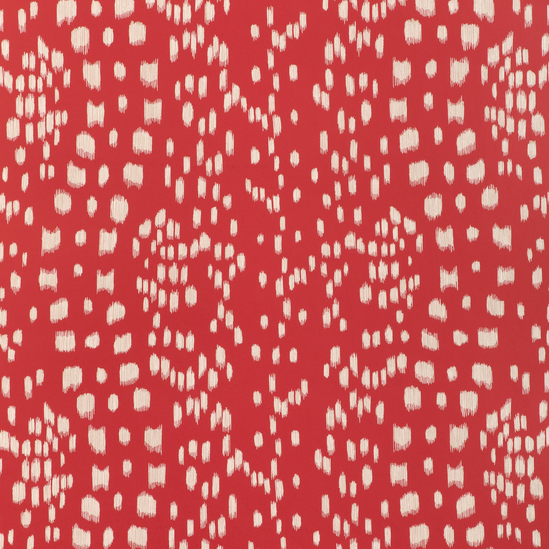 Les Touches Reverse - Red P8024102.19.0 by Brunschwig & Fils Designer Wallcovering