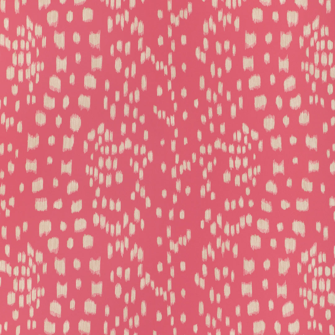 Les Touches Reverse - Pink P8024102.7.0 by Brunschwig & Fils Designer Wallcovering