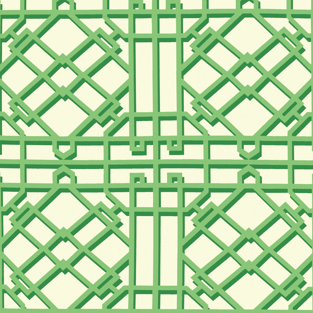 Pavilion Trellis - Leaf P8024109.33.0 by Brunschwig & Fils Designer Wallcovering