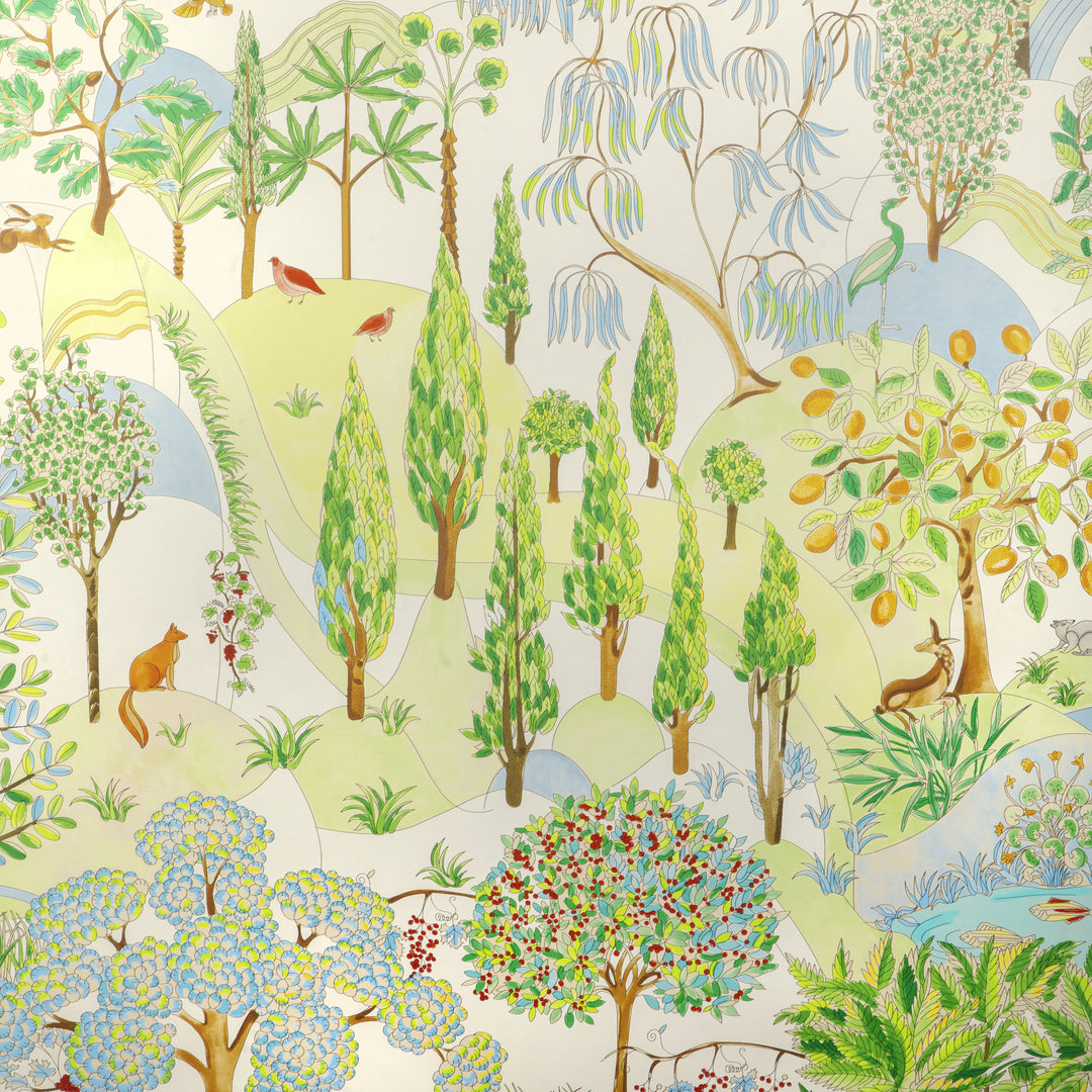 Folklore - Meadow P8024111.315.0 by Brunschwig & Fils Designer Wallcovering