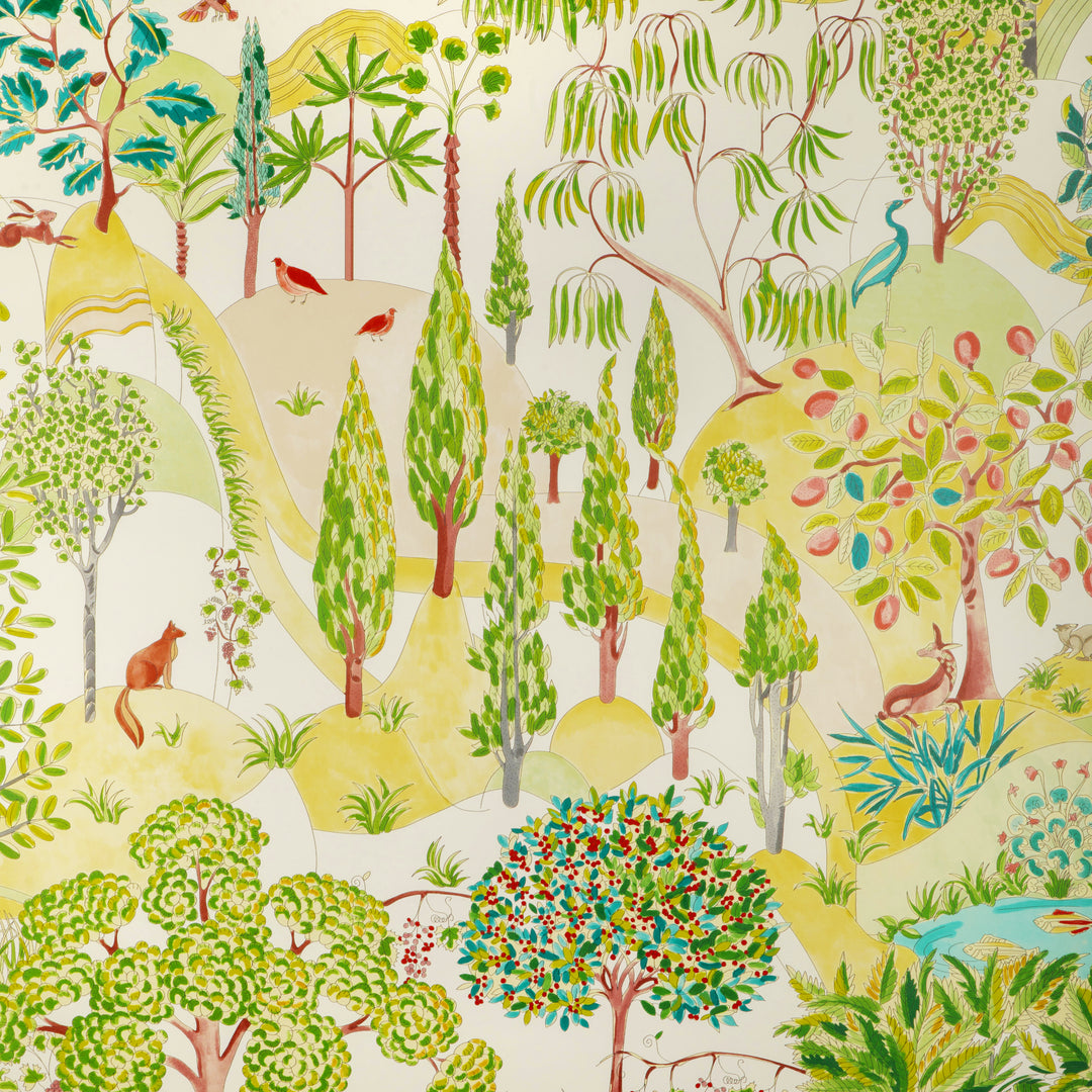 Folklore - Leaf P8024111.33.0 by Brunschwig & Fils Designer Wallcovering