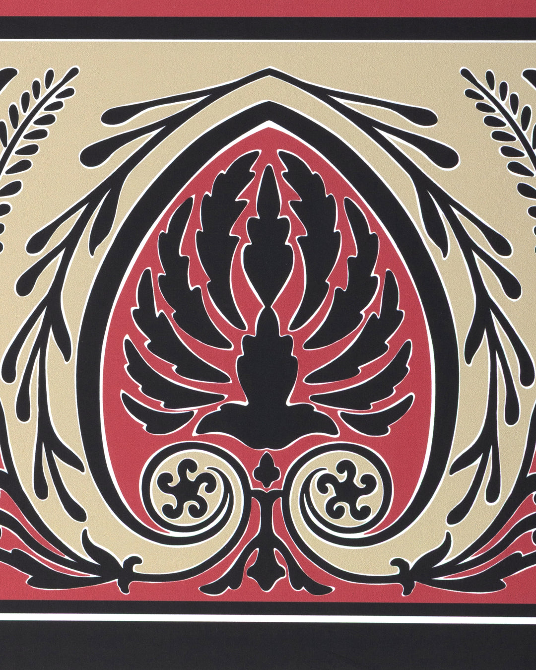 Frise Palmette - Red P8025103.1619.0 by Brunschwig & Fils Designer Wallcovering