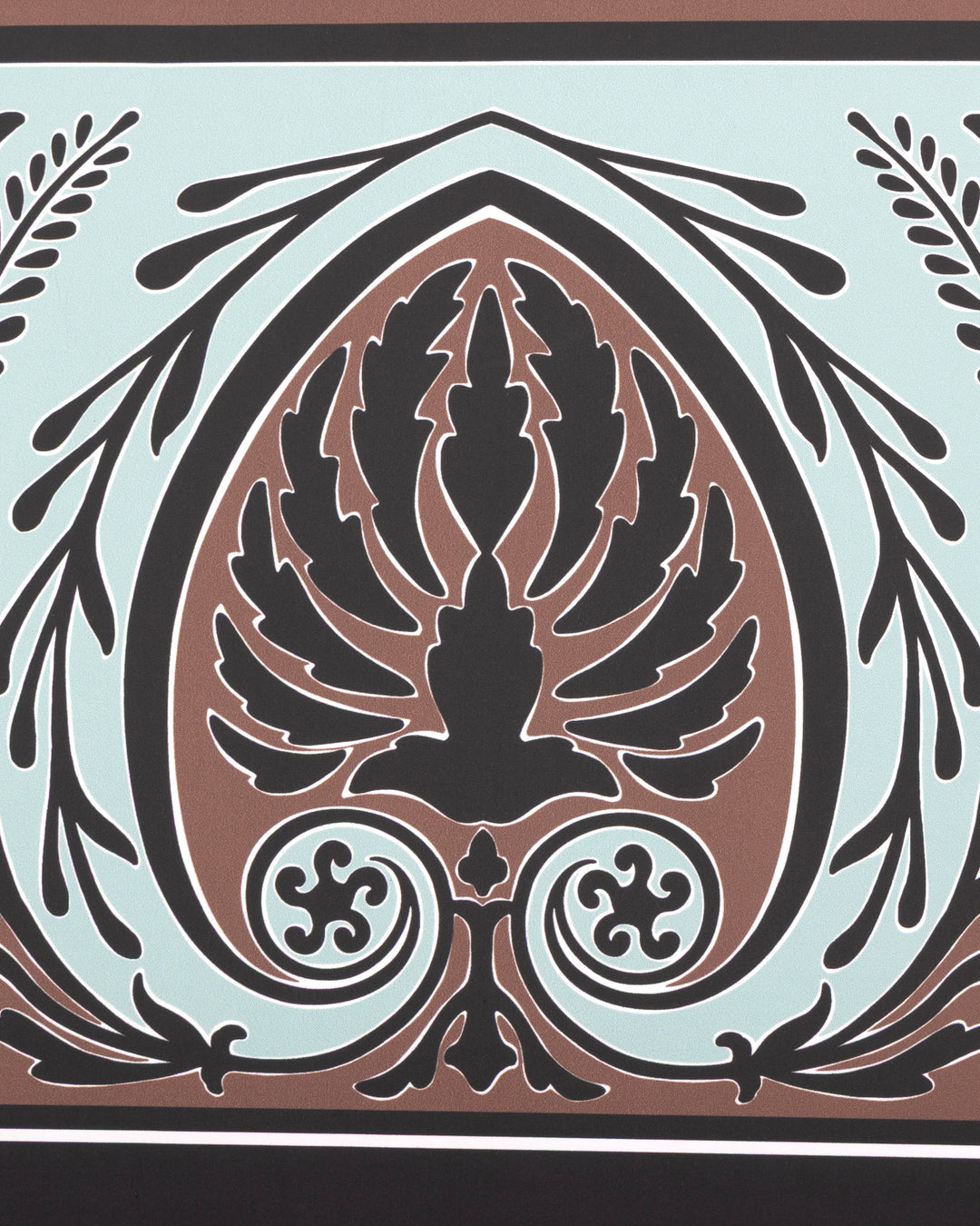 Frise Palmette - Aqua P8025103.613.0 by Brunschwig & Fils Designer Wallcovering