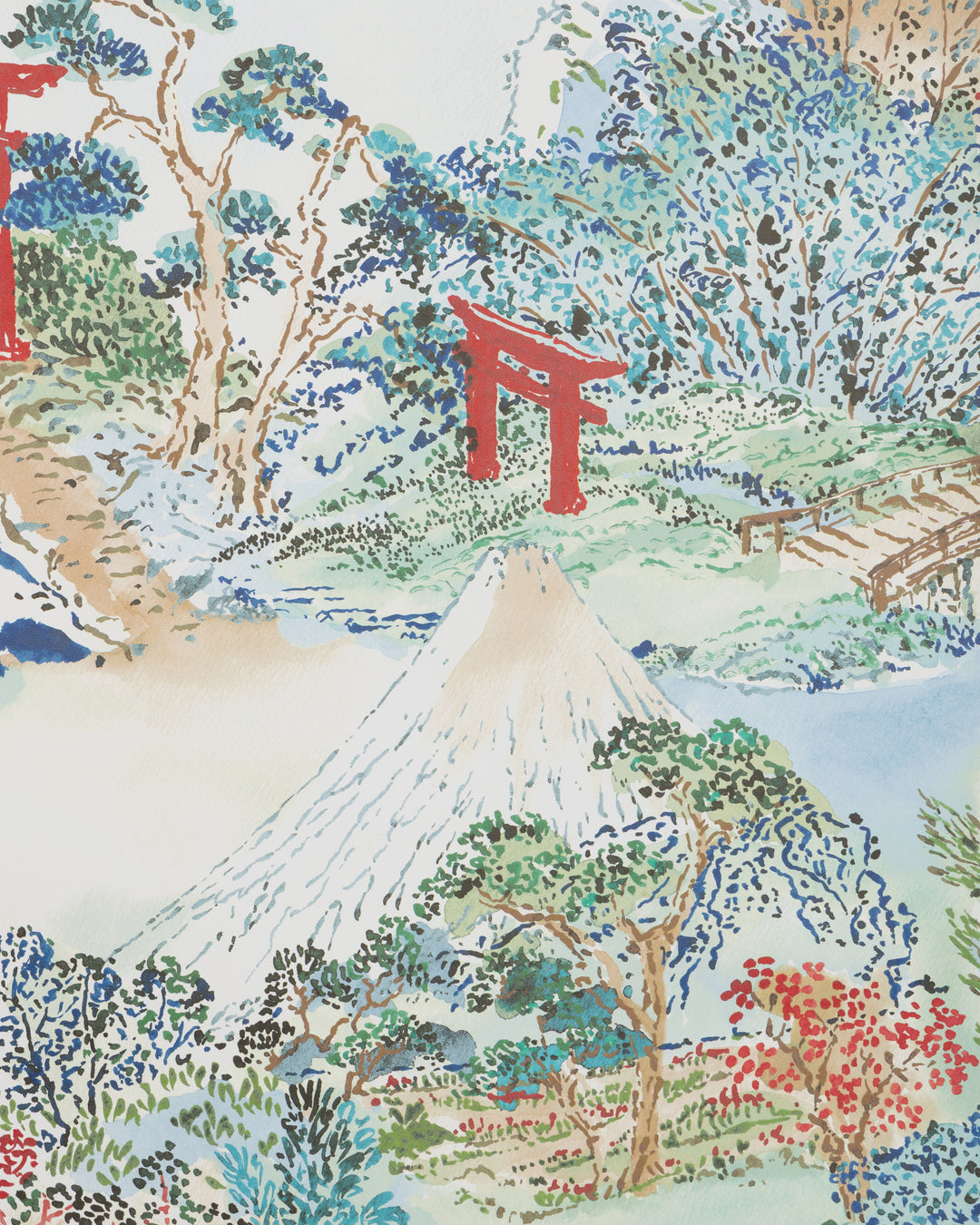 Meiji - Multi P8025104.195.0 by Brunschwig & Fils Designer Wallcovering