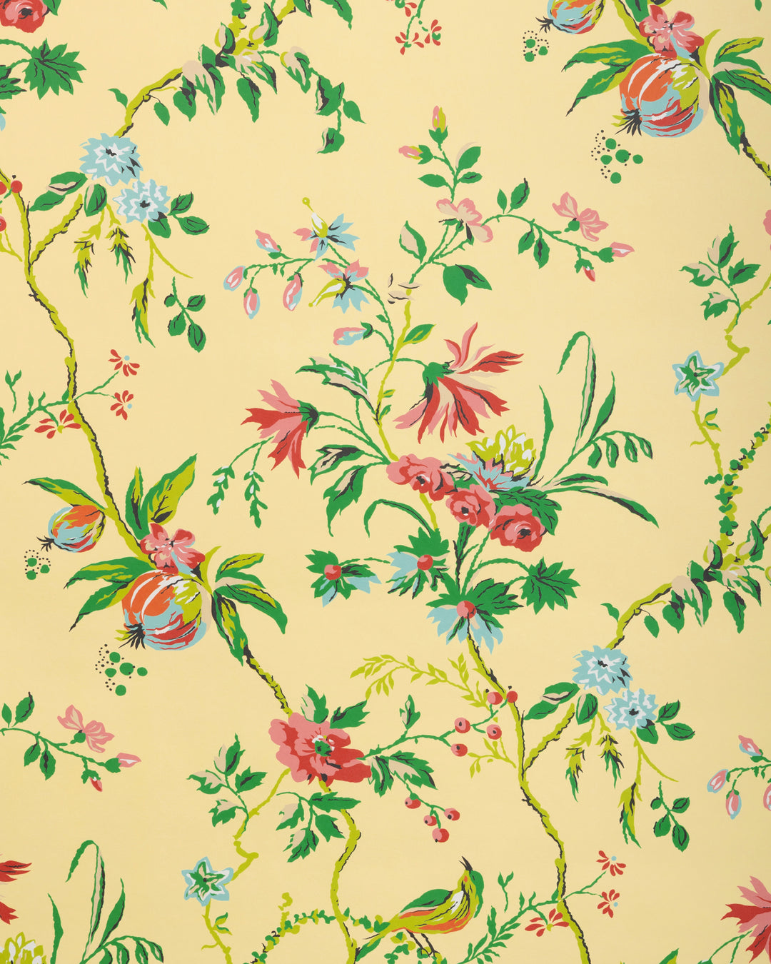 Locklin - Canary P8025110.417.0 by Brunschwig & Fils Designer Wallcovering