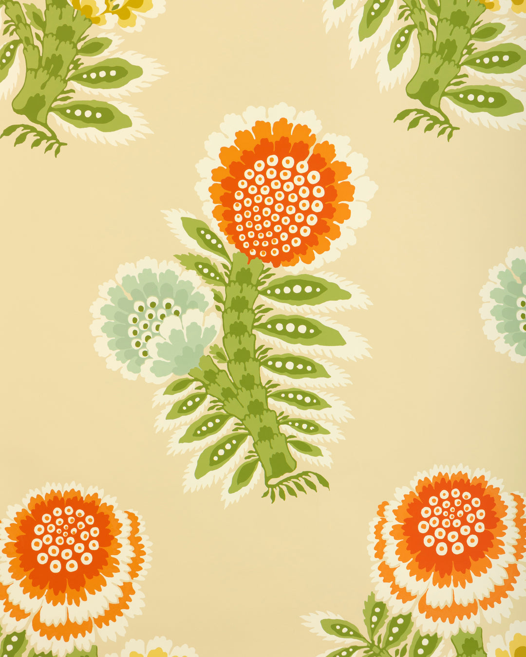 Kumaly - Terracotta P8025111.24.0 by Brunschwig & Fils Designer Wallcovering