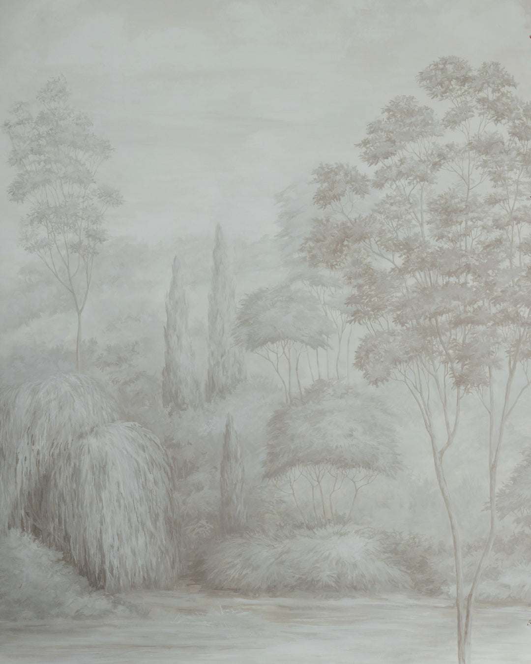 Arbres Mural - Neutral P8026105.1611.0 by Brunschwig & Fils Designer Wallcovering